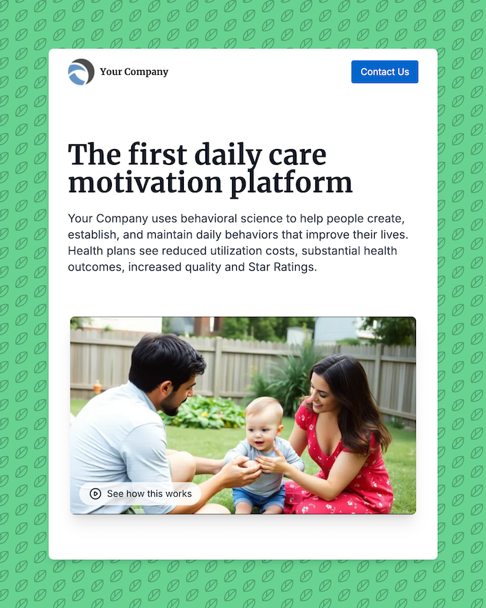 Preview of Modern Company Theme